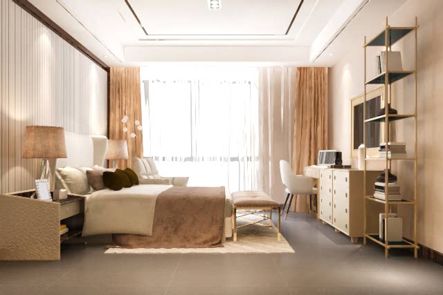 3d-rendering-beautiful-luxury-bedroom-suite-hotel-with-tv-shelf